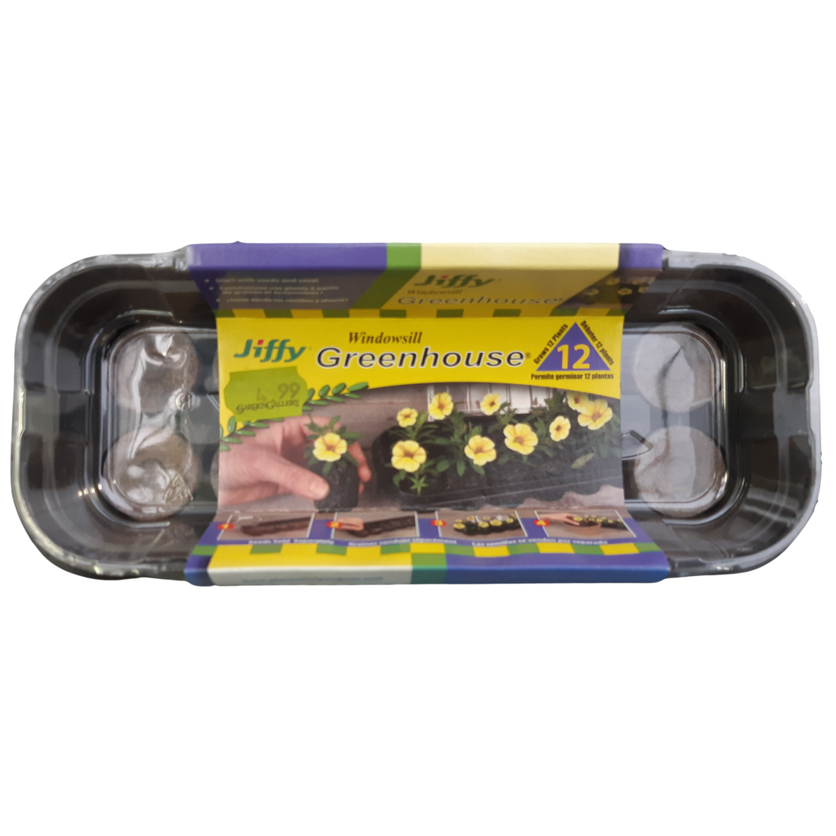 Jiffy Windowsill Greenhouse 12 Pellets Garry's Garden Gallery